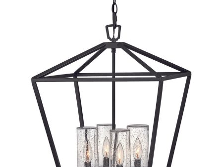 Alford Place 4-Light Medium Outdoor Single Tier in Museum Black Fashion