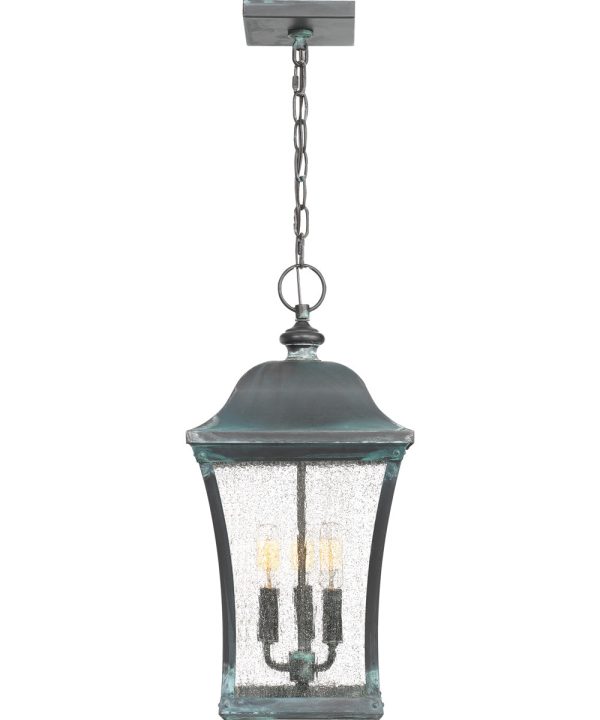 Bardstown Large 3-light Outdoor Pendant Light Aged Verde on Sale