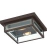 Westover 2-light Flush Mount Western Bronze For Cheap