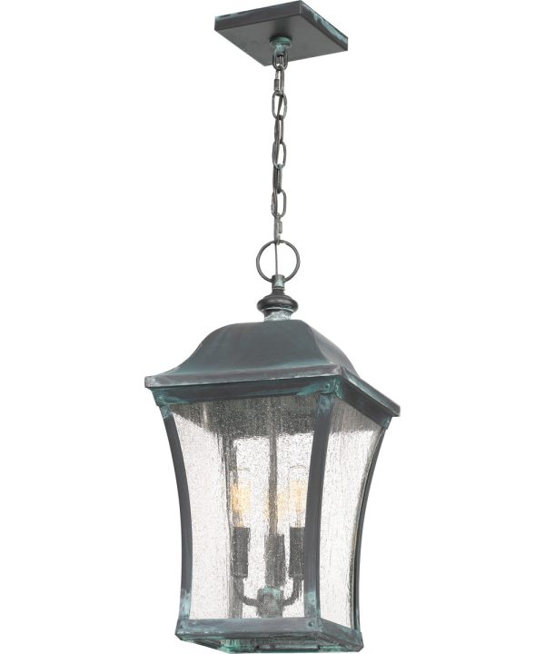 Bardstown Large 3-light Outdoor Pendant Light Aged Verde on Sale