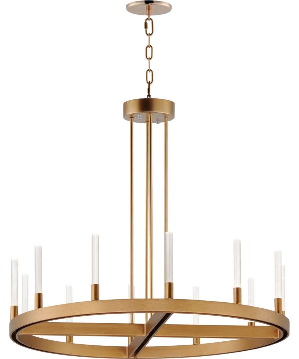 Ovation 12-Light LED Chandelier Gold on Sale