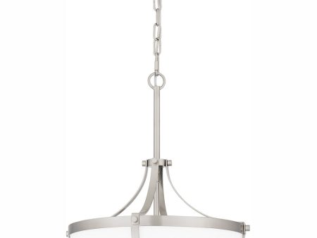 Antebellum Large 2-light Pendant Brushed Nickel Discount