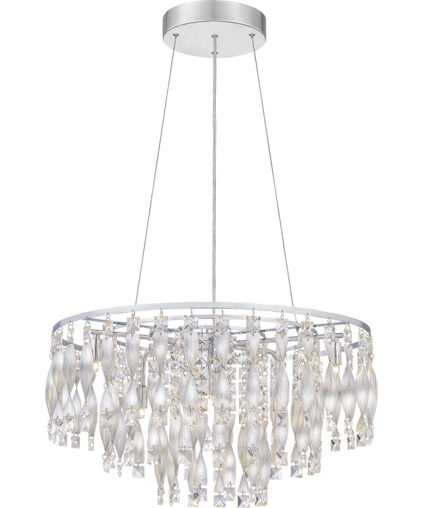 Twinkle 6-light Pendant Polished Chrome For Sale