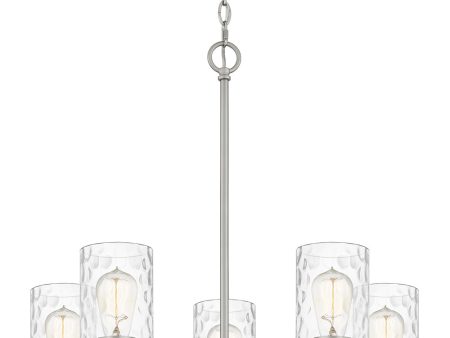 Acacia 5-light Chandelier Brushed Nickel Online Sale