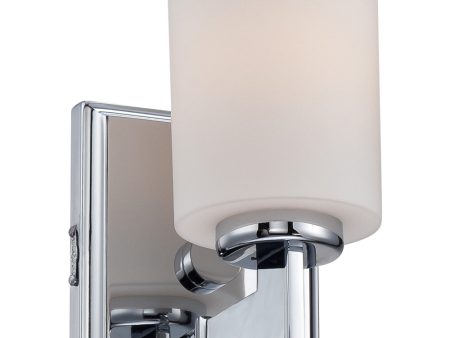 Taylor Small 1-light Wall Sconce Polished Chrome For Sale