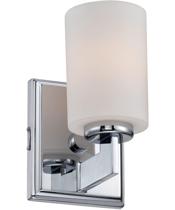 Taylor Small 1-light Wall Sconce Polished Chrome For Sale