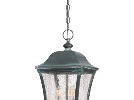 Bardstown Large 3-light Outdoor Pendant Light Aged Verde on Sale