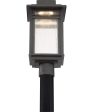 Beacon Large Outdoor Post Light Stone Black Supply