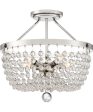 Teresa Large 5-light Semi Flush Mount Polished Nickel Sale