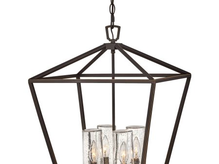 Alford Place 4-Light Medium Outdoor Single Tier in Oil Rubbed Bronze For Sale