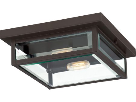 Westover 2-light Flush Mount Western Bronze For Cheap