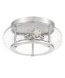 Trilogy 3-light Flush Mount Brushed Nickel on Sale