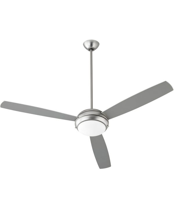 60  Expo 2-light LED Ceiling Fan Satin Nickel Sale