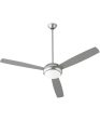 60  Expo 2-light LED Ceiling Fan Satin Nickel Sale