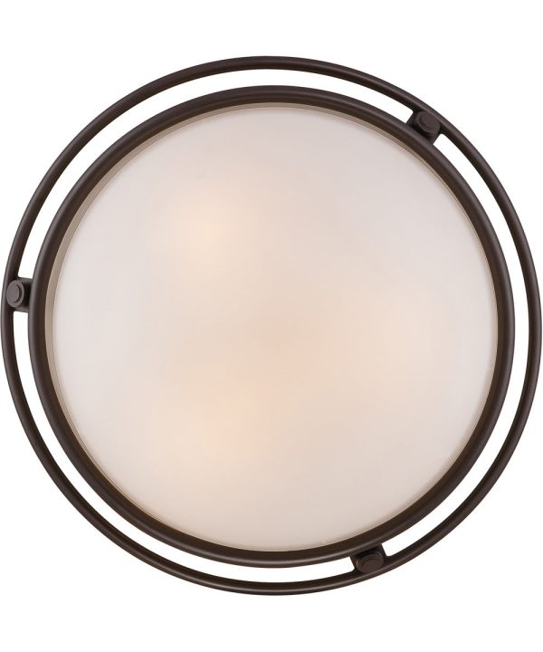 Ashland Extra Large 3-light Semi Flush Mount Western Bronze Supply