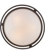 Ashland Extra Large 3-light Semi Flush Mount Western Bronze Supply