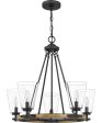 Hearst 5-light Chandelier Matte Black For Sale