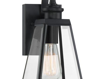 Paxton Small 1-light Outdoor Wall Light Matte Black Online Hot Sale