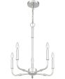 Abner 5-light Chandelier Polished Chrome Online now