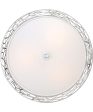 Abode Medium 3-light Semi Flush Mount Polished Chrome on Sale