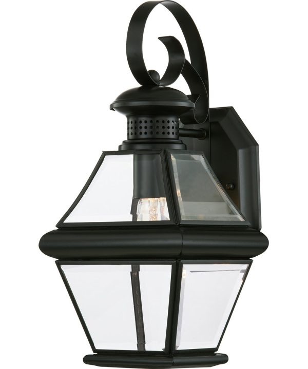 Rutledge Small 1-light Outdoor Wall Light Mystic Black For Cheap