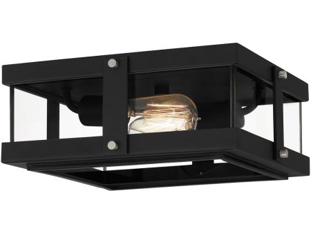 Beck 2-light Flush Mount Earth Black Sale