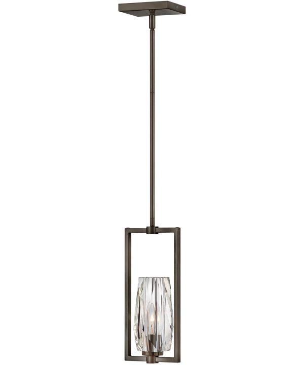 Ana 1-Light Small Pendant in Black Oxide on Sale