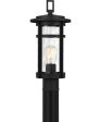 Uma Large 1-light Outdoor Post Light Matte Black on Sale