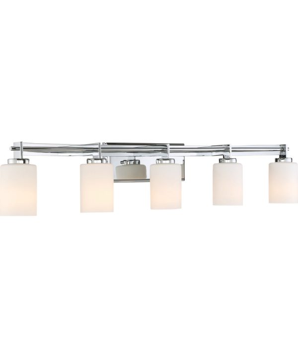 Taylor 5-light Bath Light Polished Chrome Fashion