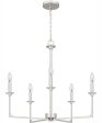 Prescott 5-light Chandelier Brushed Nickel Online