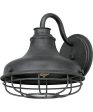 Saluda Large 1-light Outdoor Wall Light Distressed Iron Online Hot Sale