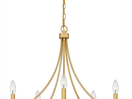 Aspyn 5-light Chandelier Light Gold Online