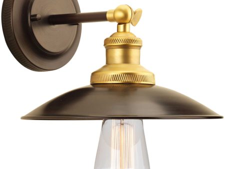 Archives 1-Light Adjustable Swivel Wall Sconce Antique Bronze Online now