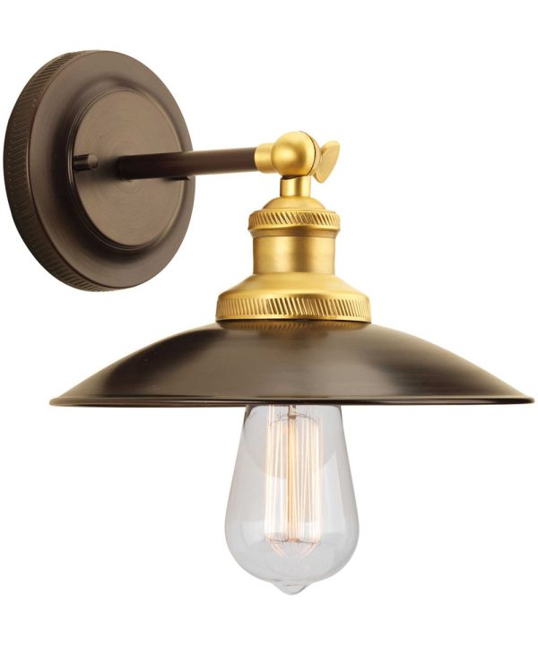 Archives 1-Light Adjustable Swivel Wall Sconce Antique Bronze Online now