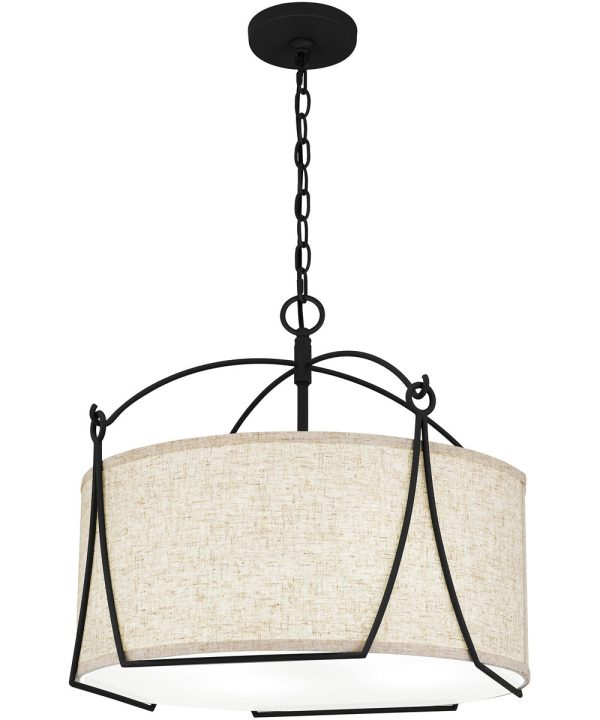 Adeline 4-light Pendant Earth Black For Discount