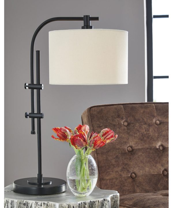 Baronvale Metal Accent Lamp (1 CN) Black on Sale