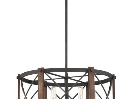 Baron 6-light Pendant Marcado Black Hot on Sale