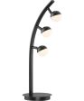 Torshon 3-Light Led 3-Light Table Lamp Matt Black Acrylic Hot on Sale