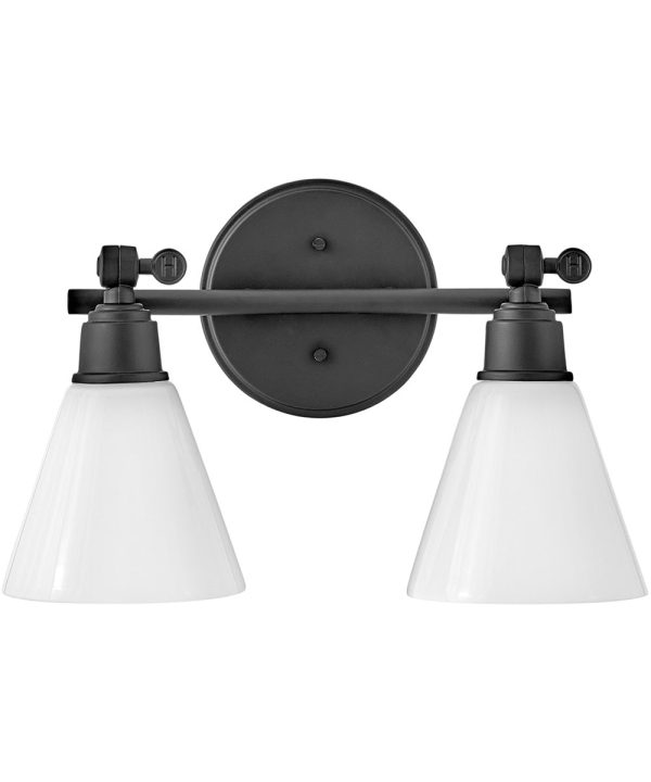 Arti 2-Light Two Light Vanity in Black Online