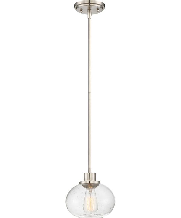 Trilogy Small 1-light Mini Pendant Brushed Nickel Online Sale