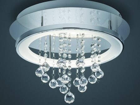 18 W Dorian LED Ceiling Light Chrome Online Sale