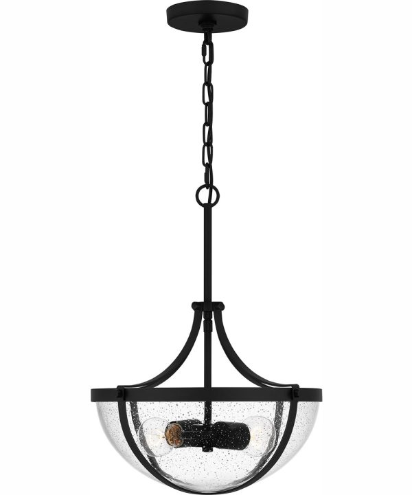 Antebellum Large 2-light Pendant Matte Black For Cheap