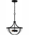 Antebellum Large 2-light Pendant Matte Black For Cheap