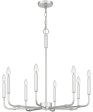 Abner 8-light Chandelier Polished Chrome Fashion