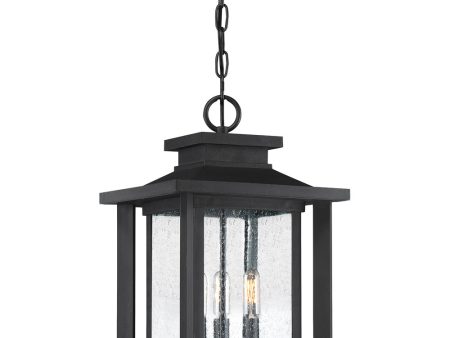 Wakefield Large 3-light Outdoor Pendant Light  Coastal Armour Earth Black For Cheap