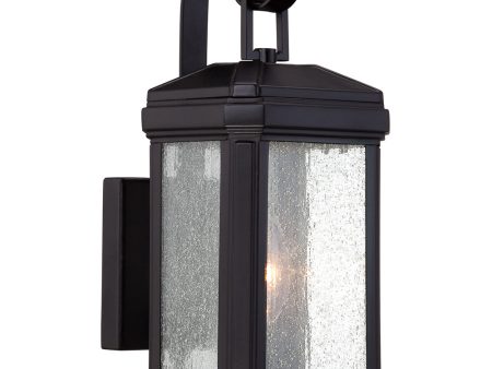 Trumbull Small 1-light Outdoor Wall Light Mystic Black Cheap