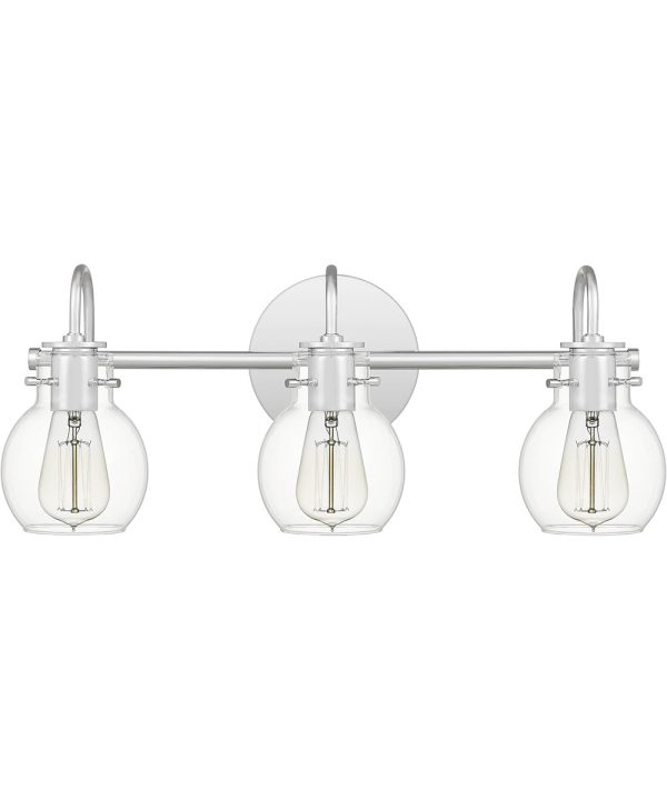 Andrews Large 3-light Bath Light Polished Chrome For Cheap