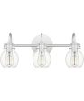 Andrews Large 3-light Bath Light Polished Chrome For Cheap