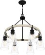 Kingsbridge 6-light Chandelier Earth Black Supply