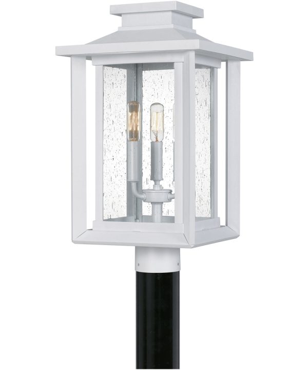 Wakefield 3-light Outdoor Post Light  Coastal Armour White Lustre Sale